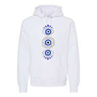 Third Eye All Seeing Spiritual Mystical Evil Eye Premium Hoodie