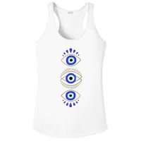 Third Eye All Seeing Spiritual Mystical Evil Eye Ladies PosiCharge Competitor Racerback Tank