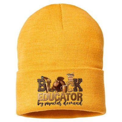 Teacher Educator African American Professor Sustainable Knit Beanie