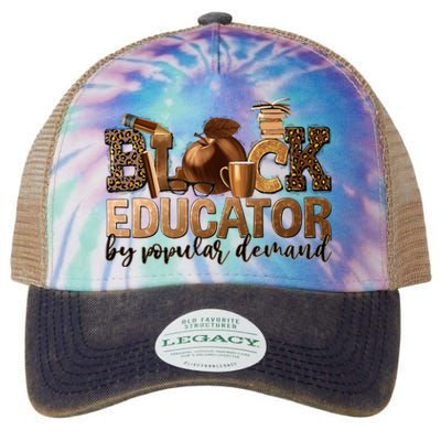 Teacher Educator African American Professor Legacy Tie Dye Trucker Hat