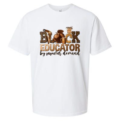 Teacher Educator African American Professor Sueded Cloud Jersey T-Shirt