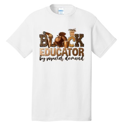 Teacher Educator African American Professor Tall T-Shirt