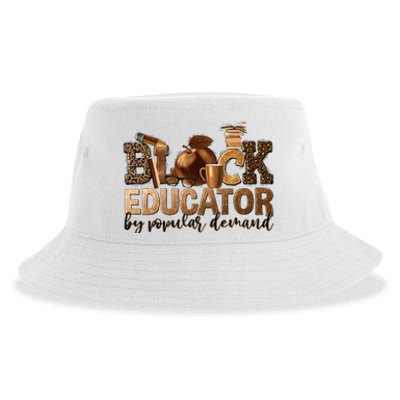 Teacher Educator African American Professor Sustainable Bucket Hat