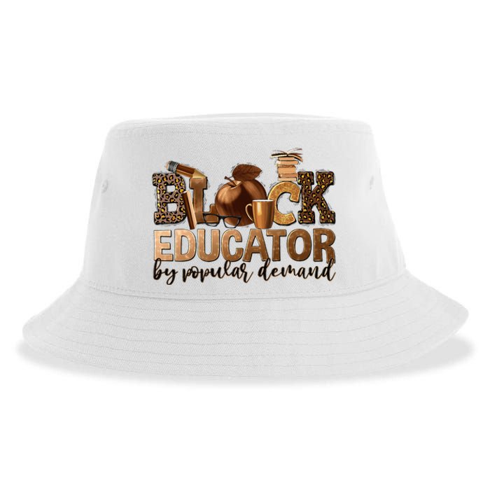 Teacher Educator African American Professor Sustainable Bucket Hat