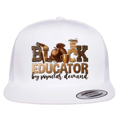 Teacher Educator African American Professor Flat Bill Trucker Hat