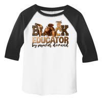 Teacher Educator African American Professor Toddler Fine Jersey T-Shirt