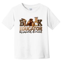 Teacher Educator African American Professor Toddler T-Shirt