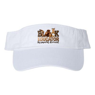 Teacher Educator African American Professor Valucap Bio-Washed Visor