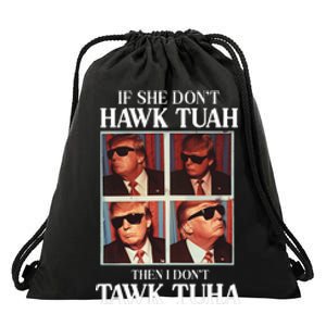 Trump Embarrassing Airport Drawstring Bag