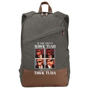 Trump Embarrassing Airport Cotton Canvas Backpack