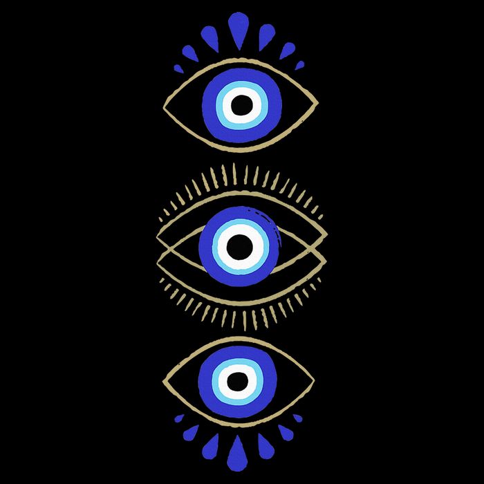 Third Eye All Seeing Spiritual Mystical Evil Eye Protection Cooling Performance Crew T-Shirt