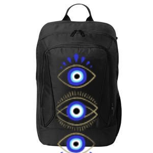 Third Eye All Seeing Spiritual Mystical Evil Eye Protection City Backpack