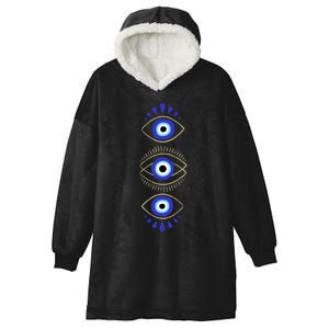 Third Eye All Seeing Spiritual Mystical Evil Eye Protection Hooded Wearable Blanket