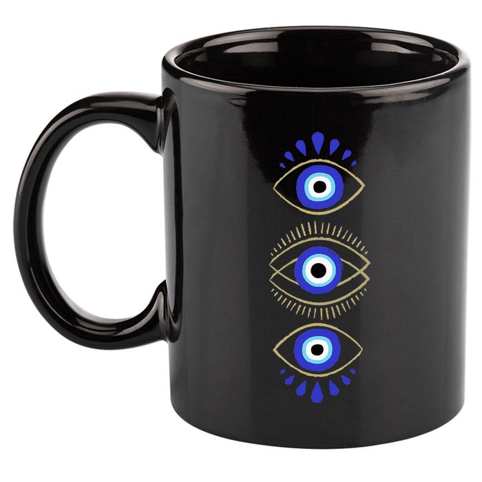 Third Eye All Seeing Spiritual Mystical Evil Eye Protection 11oz C Handle Ceramic Mug