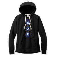 Third Eye All Seeing Spiritual Mystical Evil Eye Protection Women's Fleece Hoodie