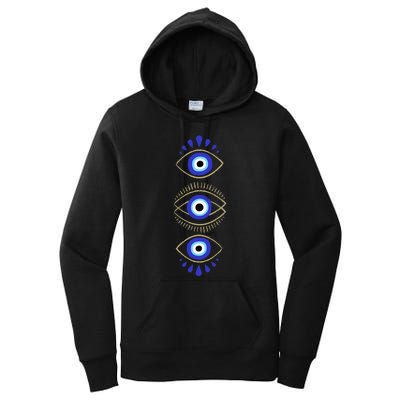 Third Eye All Seeing Spiritual Mystical Evil Eye Protection Women's Pullover Hoodie