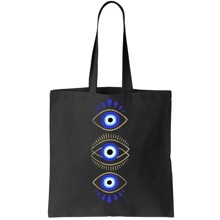 Third Eye All Seeing Spiritual Mystical Evil Eye Protection Tote Bag