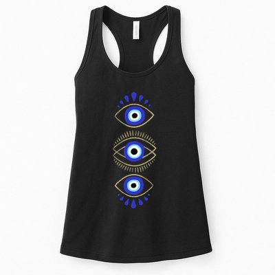Third Eye All Seeing Spiritual Mystical Evil Eye Protection Womens Tank Top
