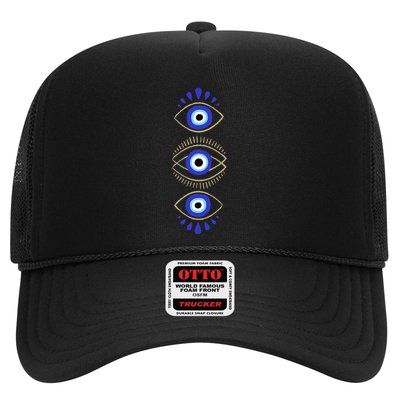 Third Eye All Seeing Spiritual Mystical Evil Eye Protection Trucker Hat