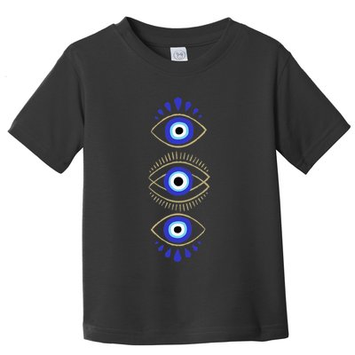Third Eye All Seeing Spiritual Mystical Evil Eye Protection Toddler T-Shirt