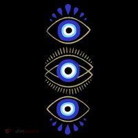 Third Eye All Seeing Spiritual Mystical Evil Eye Protection Womens T-Shirt