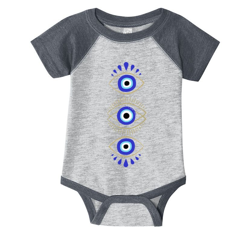 Third Eye All Seeing Spiritual Mystical Evil Eye Protection Infant Baby Jersey Bodysuit