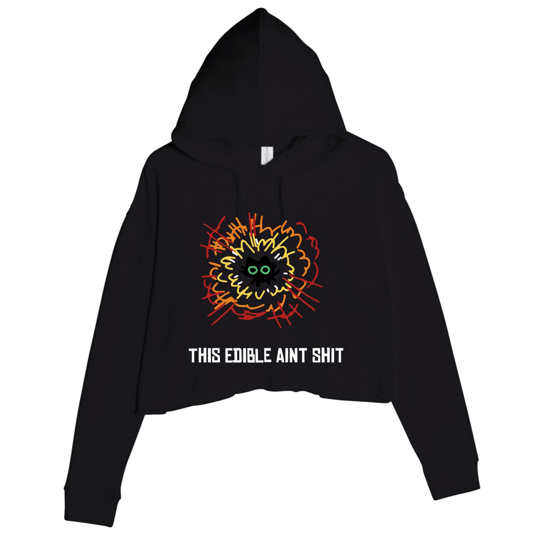 This Edible Aint Crop Fleece Hoodie