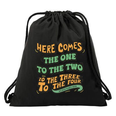Texts Everybody At Bar Getting Tipsy Drawstring Bag