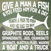 Teach A Man A Fish And He Has To Buy A Boat Legacy Tie Dye Trucker Hat