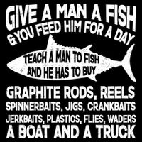 Teach A Man A Fish And He Has To Buy A Boat Daily Commute Backpack