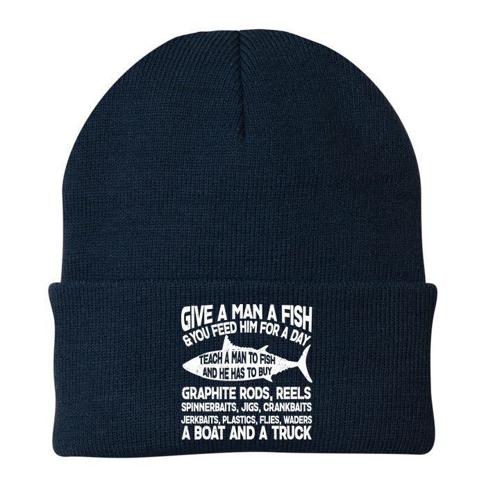 Teach A Man A Fish And He Has To Buy A Boat Beanie