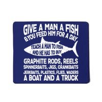 Teach A Man A Fish And He Has To Buy A Boat Mousepad