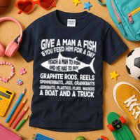 Teach A Man A Fish And He Has To Buy A Boat Kids T-Shirt