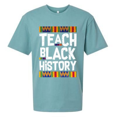 Teach Black History Sueded Cloud Jersey T-Shirt