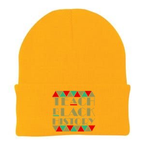 Teach Black History African Pride Knit Cap Winter Beanie