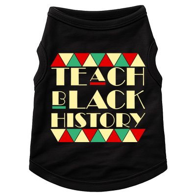 Teach Black History African Pride Doggie Tank