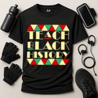 Teach Black History African Pride Cooling Performance Crew T-Shirt
