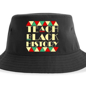 Teach Black History African Pride Sustainable Bucket Hat