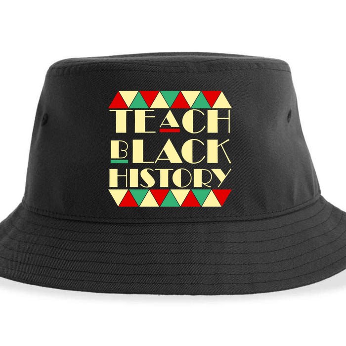 Teach Black History African Pride Sustainable Bucket Hat