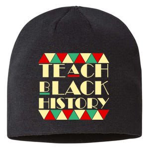 Teach Black History African Pride Sustainable Beanie