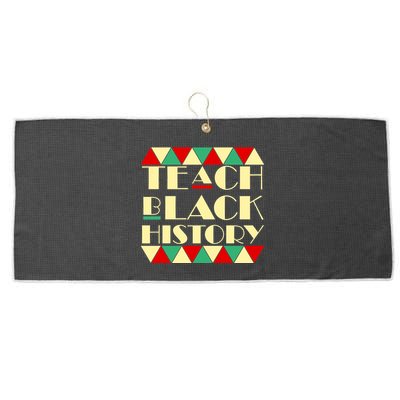 Teach Black History African Pride Large Microfiber Waffle Golf Towel