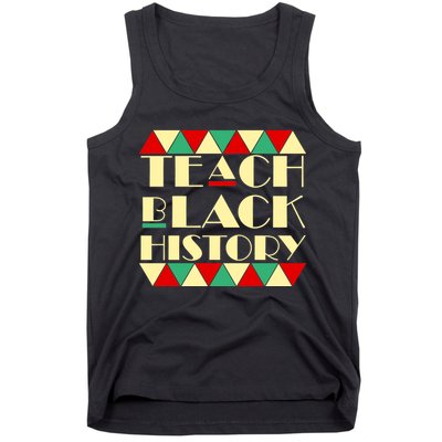 Teach Black History African Pride Tank Top
