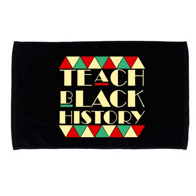 Teach Black History African Pride Microfiber Hand Towel