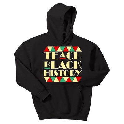 Teach Black History African Pride Kids Hoodie