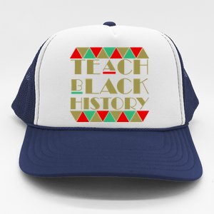 Teach Black History African Pride Trucker Hat