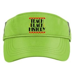 Teach Black History African Teacher Adult Drive Performance Visor