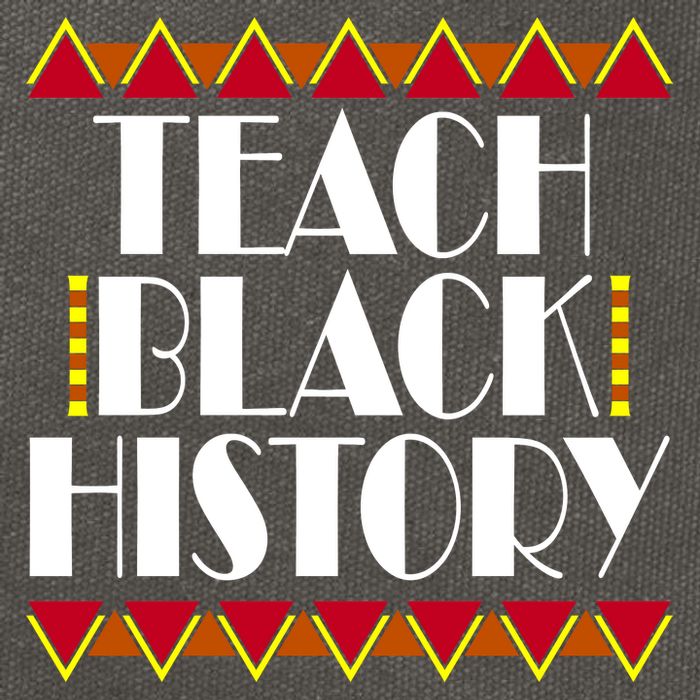 Teach Black History African Teacher Cotton Canvas Backpack