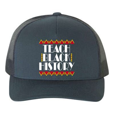 Teach Black History African Teacher Yupoong Adult 5-Panel Trucker Hat