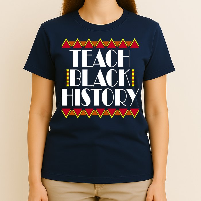 Teach Black History African Teacher T-Shirt