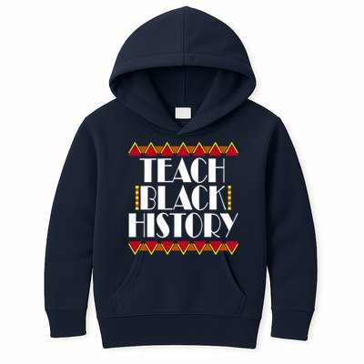 Teach Black History African Teacher Kids Hoodie